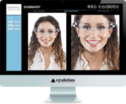 Monitor showing Smile Design Software
