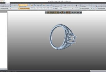 Example of ring 3D model on Leios 3D software